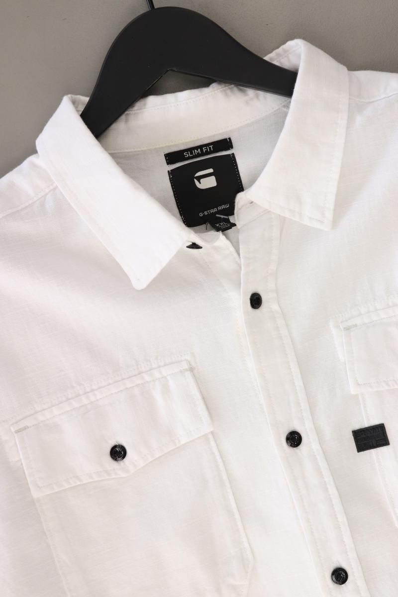 Camicie: G-Star RAW Langarmhemd Gr. XXL weiß – Usato da Neustadt an der Waldnaab venduto da SecondLifeFashion 3