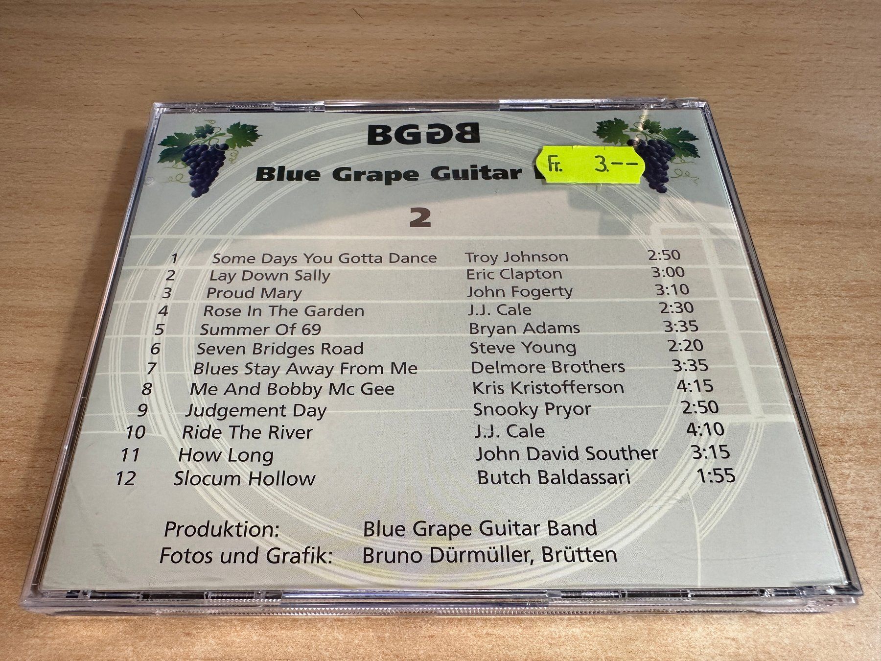 CD: E5 Blue Grape Guitar Band 2 – Usato da Rikon im Tösstal venduto da Alpenmutz 1