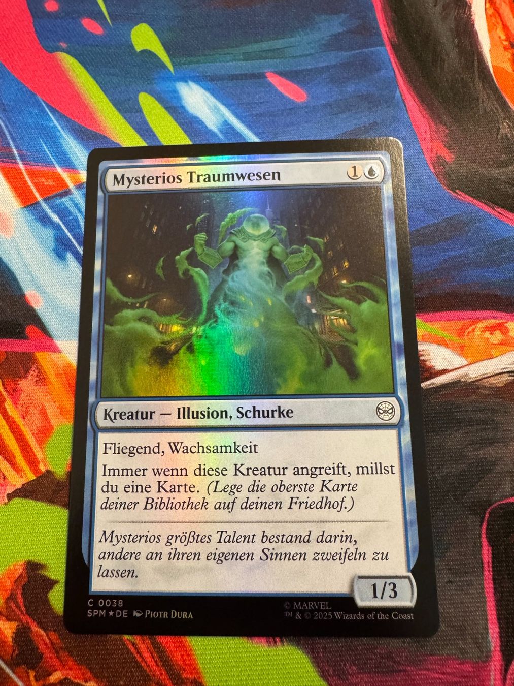 Magic The Gathering Sammelbilder & Trading cards: Mysterios Traumwesen - Foil - Marvel's Spider-Man - Magic – Neu (gemäss Beschreibung) aus Bülach von Pfrenzel