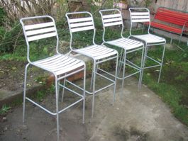 4x Schaffner Säntis Gartenstuhl Barstuhl Stuhl