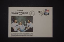 1973 Karte Start Kennedy Space Center
