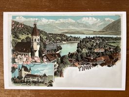 AK Thun und die Alpen. Reprint