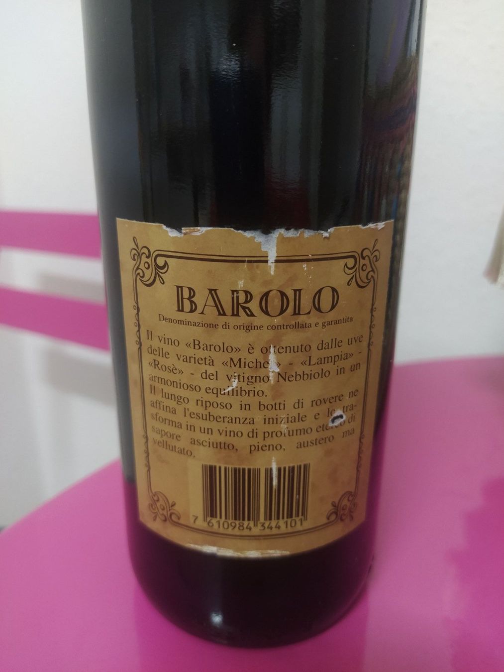 Wein: Wein Barolo Canova Original 1995 – Gebraucht aus Adliswil von Vimovi 1