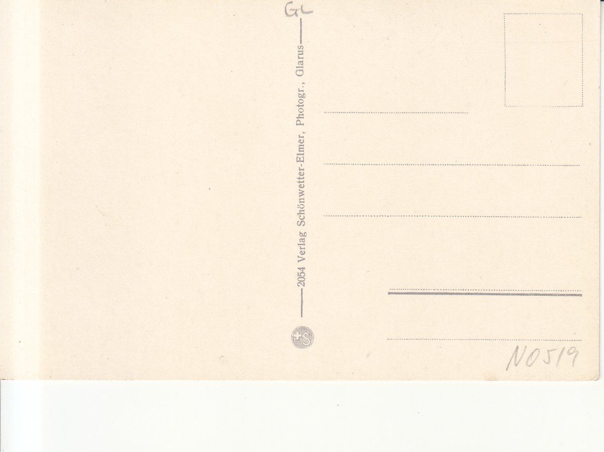 Cartoline postali: Klöntal Rhodennenberg ca. 1915 – Usato da Bürglen TG venduto da StampGraf 1