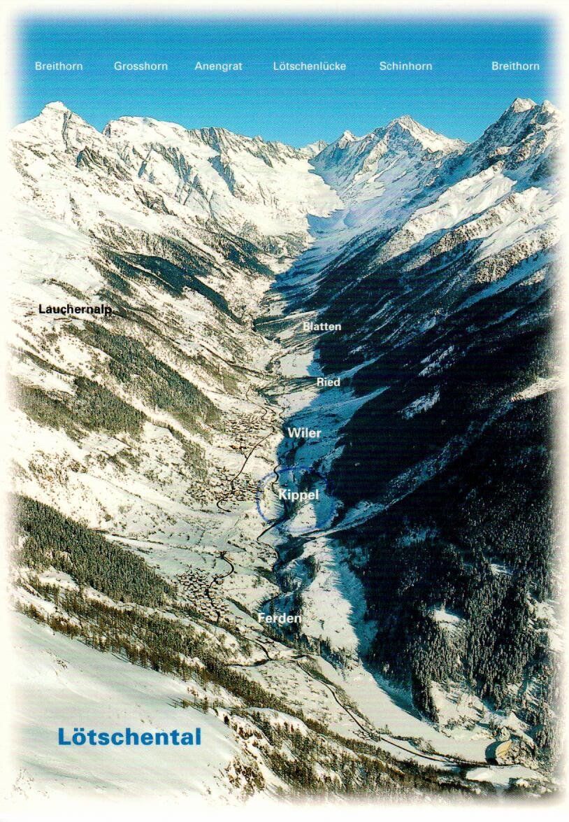 Cartoline postali: Lötschental – Usato da Wolhusen venduto da Curver9