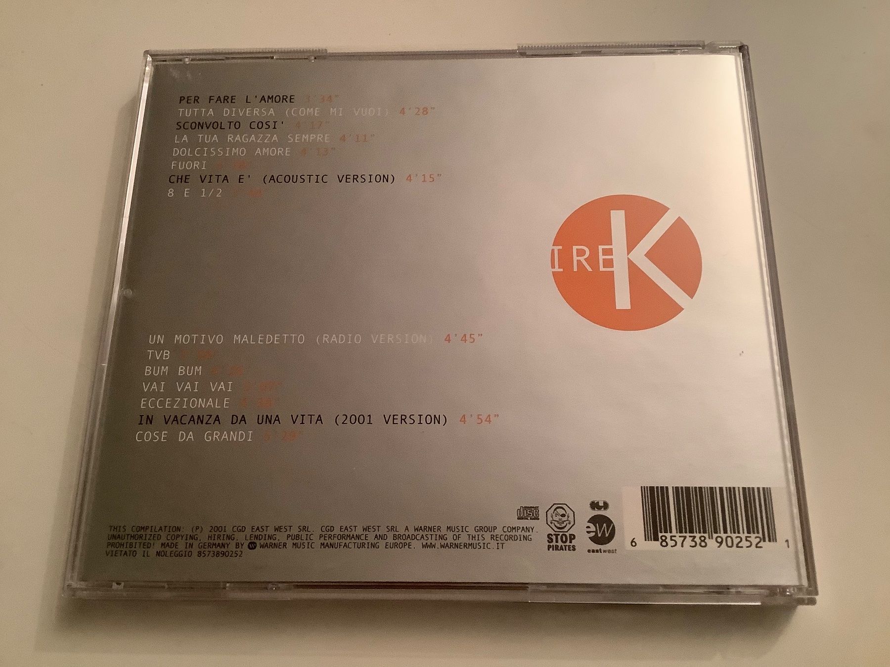 CDs: Irene Grandi / IREK / 2001 – Gebraucht aus Dübendorf von Troll_88 1