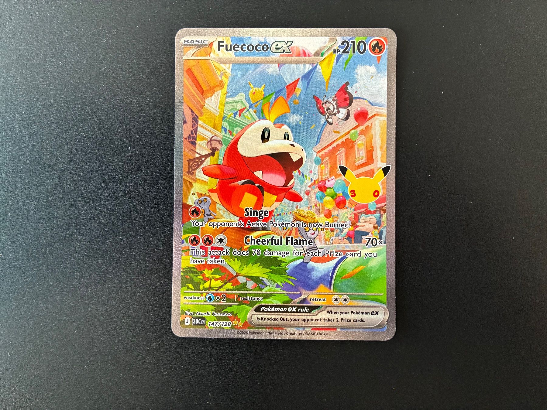 Pokémon Carte collezionabili: Fuecoco EX 147/128 - 30th Celebration - en – Nuovo (secondo la descrizione) da Hütten venduto da yve_tf69