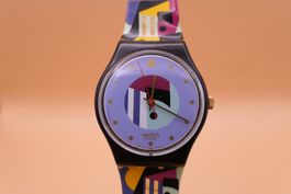 Swatch GENT "Gold Inlay" GB141, neue Batterie