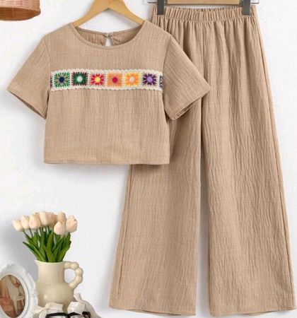 Sommerliches  Set, Beige, Grösse 140-150 Neuwertig!