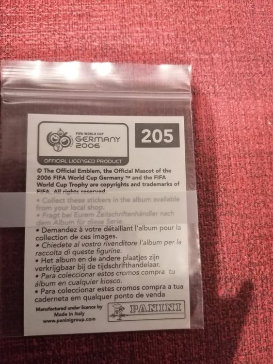 Panini Cartes à collectionner: Panini WM 2006 Didier Drogba Nr. 205 – D'occasion à Balsthal par roh_dt72 1