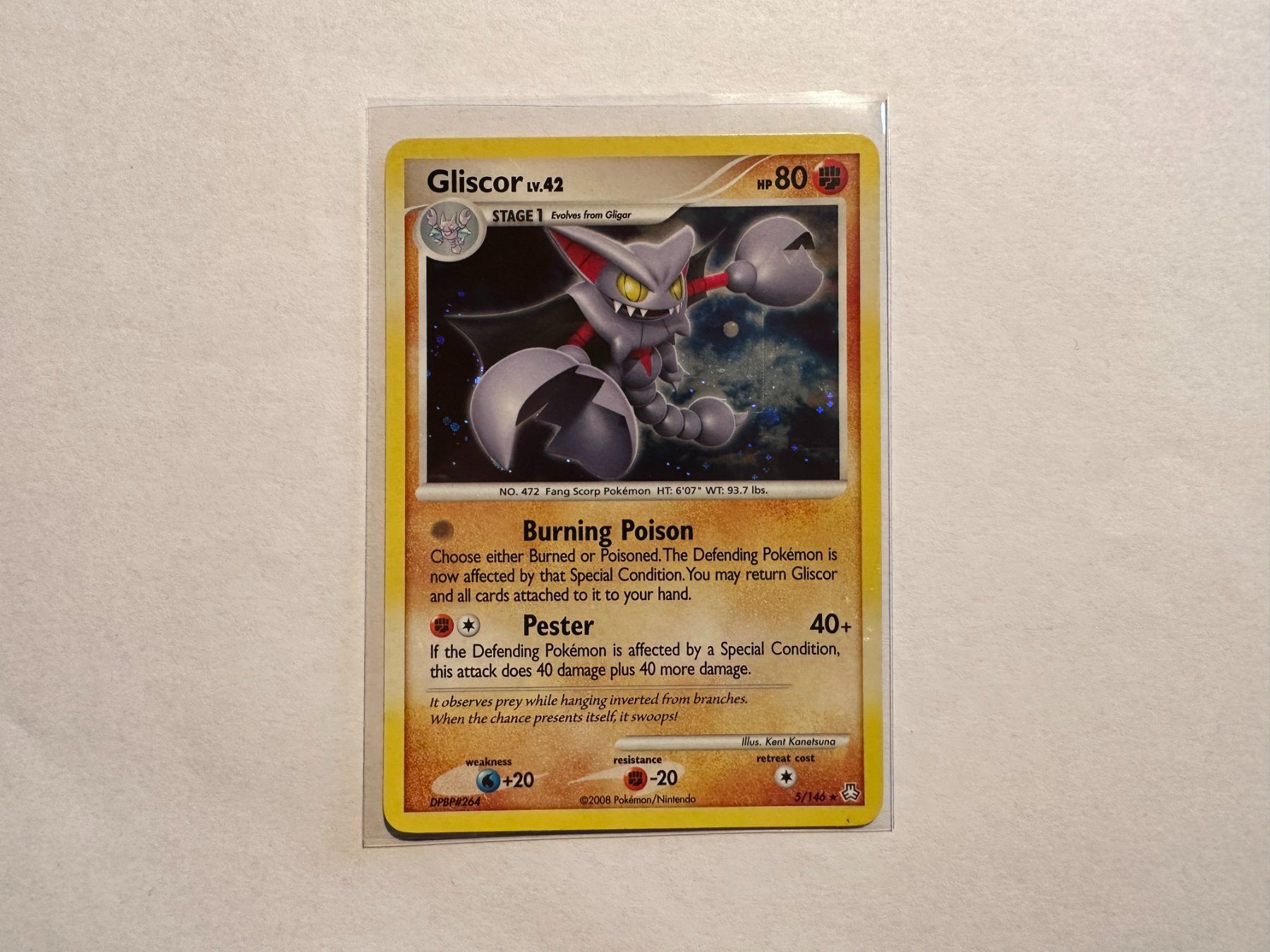 Pokémon Carte collezionabili: Gliscor holo D&P Legends Awakened EN – Usato da Hagendorn venduto da Pokecollectorch