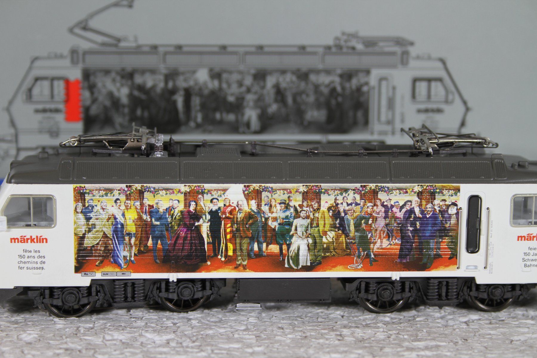 Märklin Modellini di ferrovie: Märklin 37303 Re 4/4 IV, 446 SOB Digital – Usato da Triesen venduto da gleis8 3