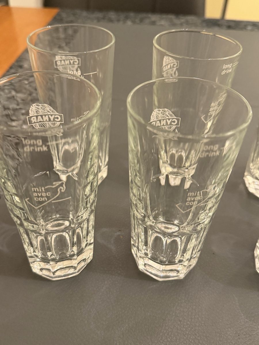 Cynar Bicchieri: Cynar Gläser Set 7 stk – Usato da Deitingen venduto da Himhip 2