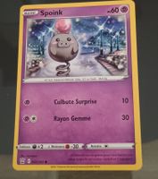 Carte Pokémon Spoink - Série Épée et Bouclier Rare
