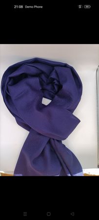Écharpe en 100% cachemire  violet  unisexe neuf
