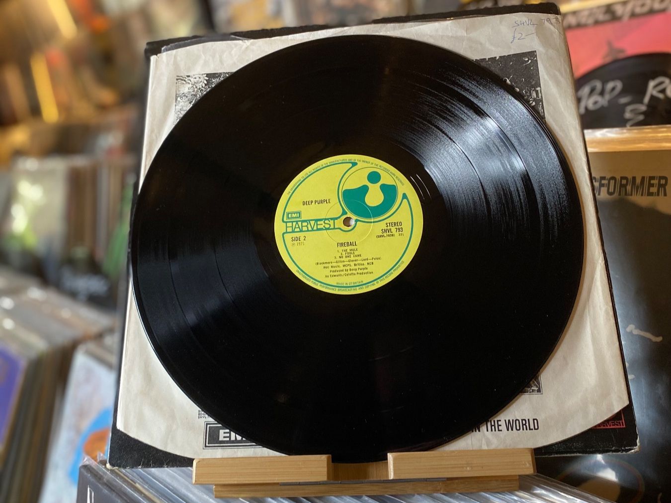 Dischi in vinile: DEEP PURPLE - FIREBALL...OG UK 1971...VG++/VG – Usato da Gals venduto da Diskopatshop 7