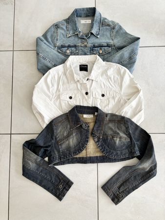 3 Jeansjacken Gr. L/XL