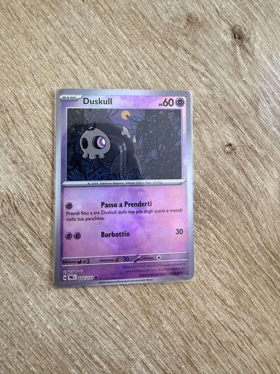 Pokémon Carte collezionabili: Pokemon Duskull Masterball 035/131 PRE IT – Usato da Grindelwald venduto da TSG-G-Town