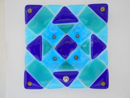 Vintage Murano Glasschale / Glasteller Deco ca. 12 cm