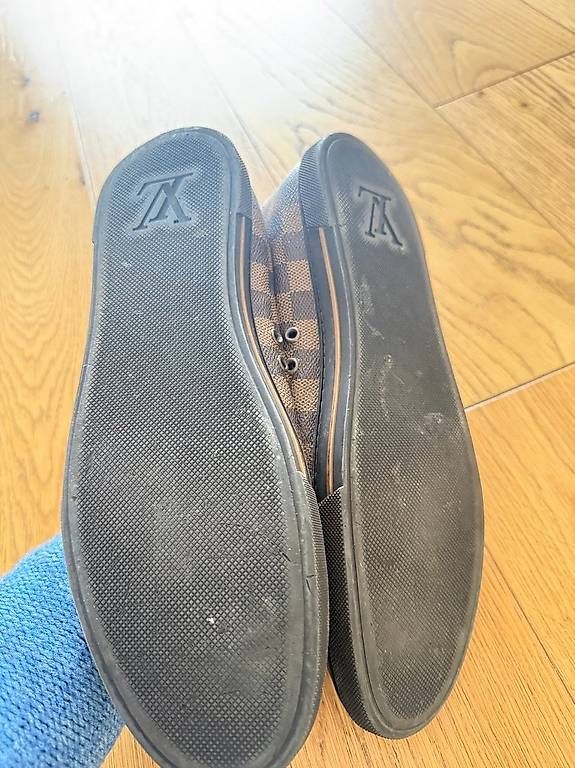 Chaussures hommes: Louis Vuitton Leather Sneakers / Schuhe Grösse 8.5 – D'occasion à Immensee par nadine.o 4