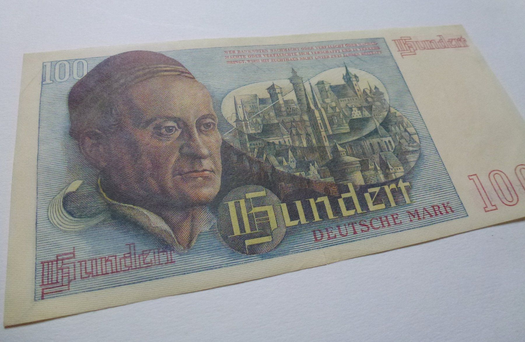 Banconote: Bank Deutscher Länder ++ 100 Deutsche Mark 1948 – Usato da Walkringen venduto da Casablanca777 3