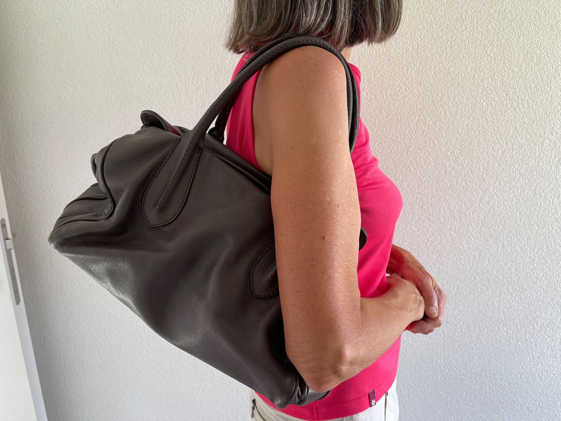 Abro Sacs femmes: Abro Damenhandtasche Echtleder braun – Neuf (Voir description) à Savognin par Caneos 9
