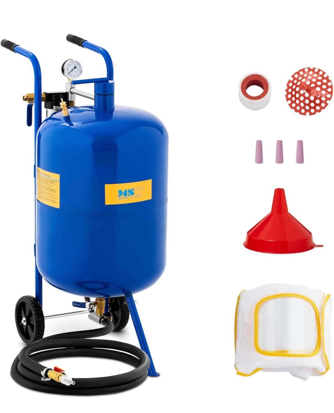 Tutte le macchine: Mobiles Sandstrahlgerät Sandstrahlanlage Sandstrahler 75 l – Nuovo e nell'imballaggio originale da Amriswil venduto da JaJa-Express