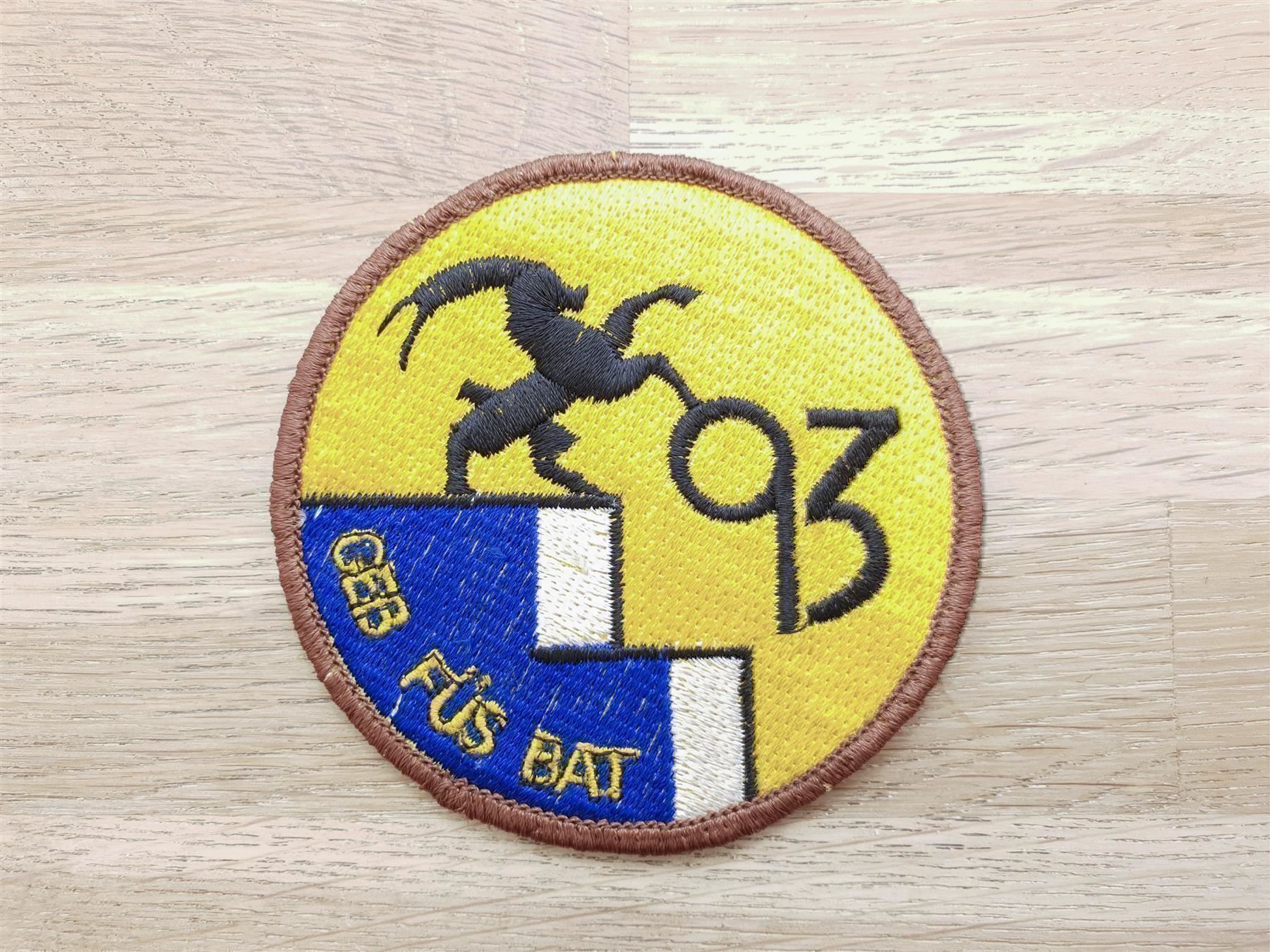 Placchette & Badge: Badge Geb Füs Bat 93 braun – Usato da Erlinsbach venduto da S700