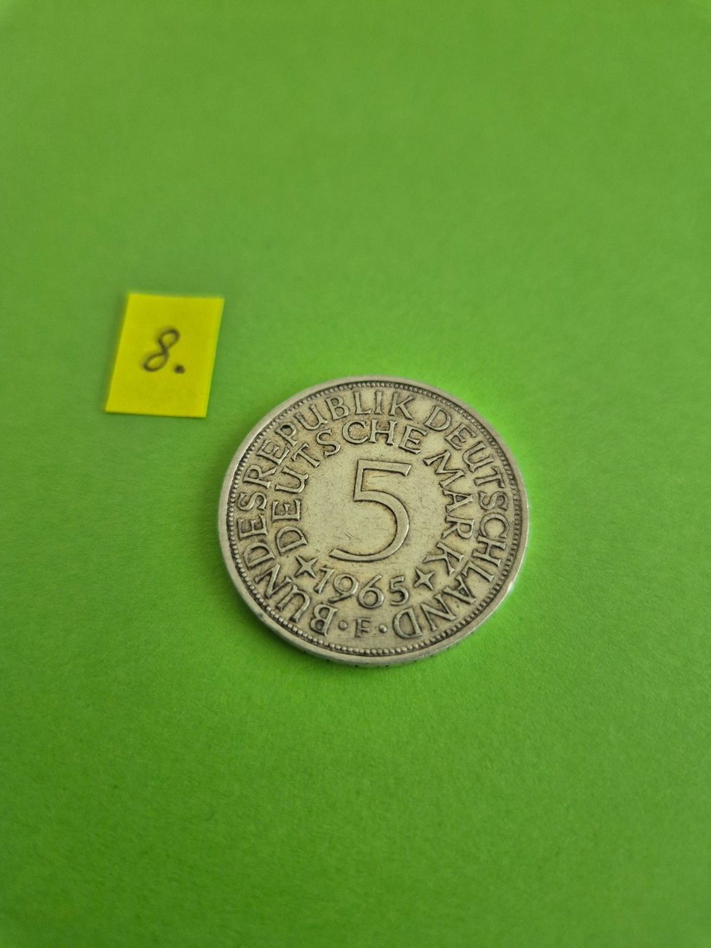 Tutti le monete: 5 DM Münze 1965 Silber – Usato da Jona venduto da gnaumann1900