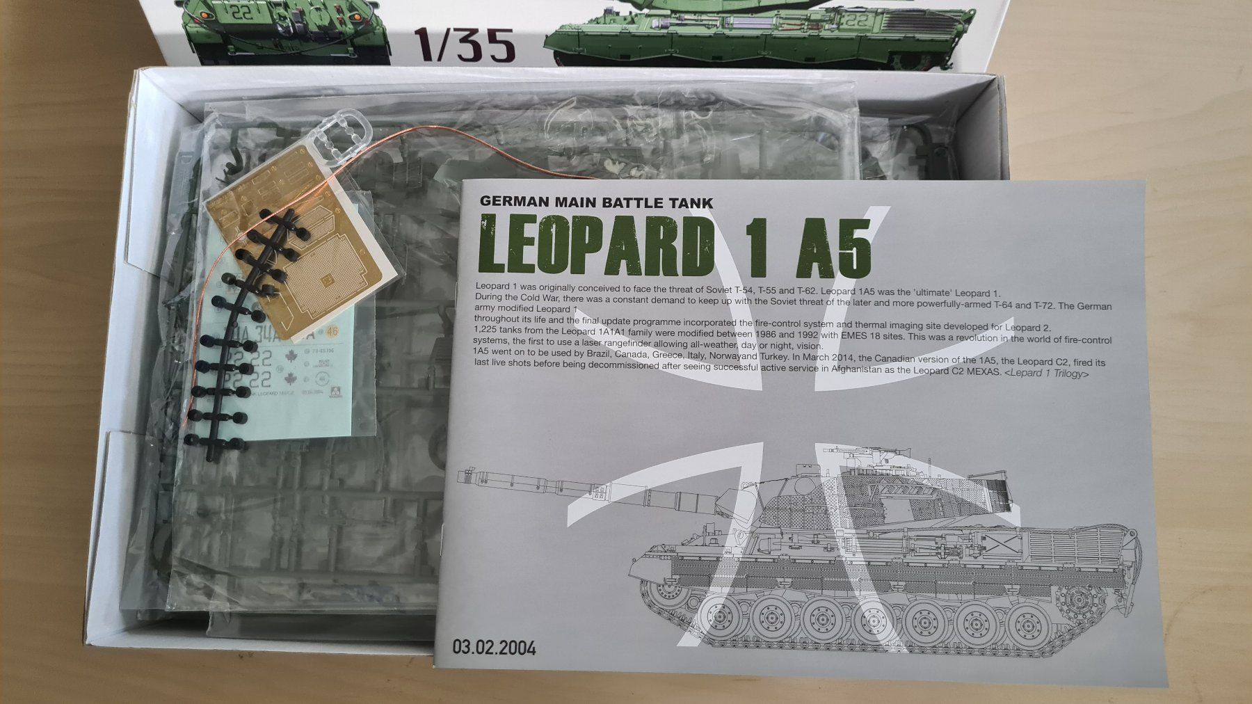 Kit di modellismo & Modellini statici: 1:35 Leopard 1A5/C2 - 2 in 1 - Takom 2004 – Nuovo (secondo la descrizione) da Bassersdorf venduto da jackbmw 2