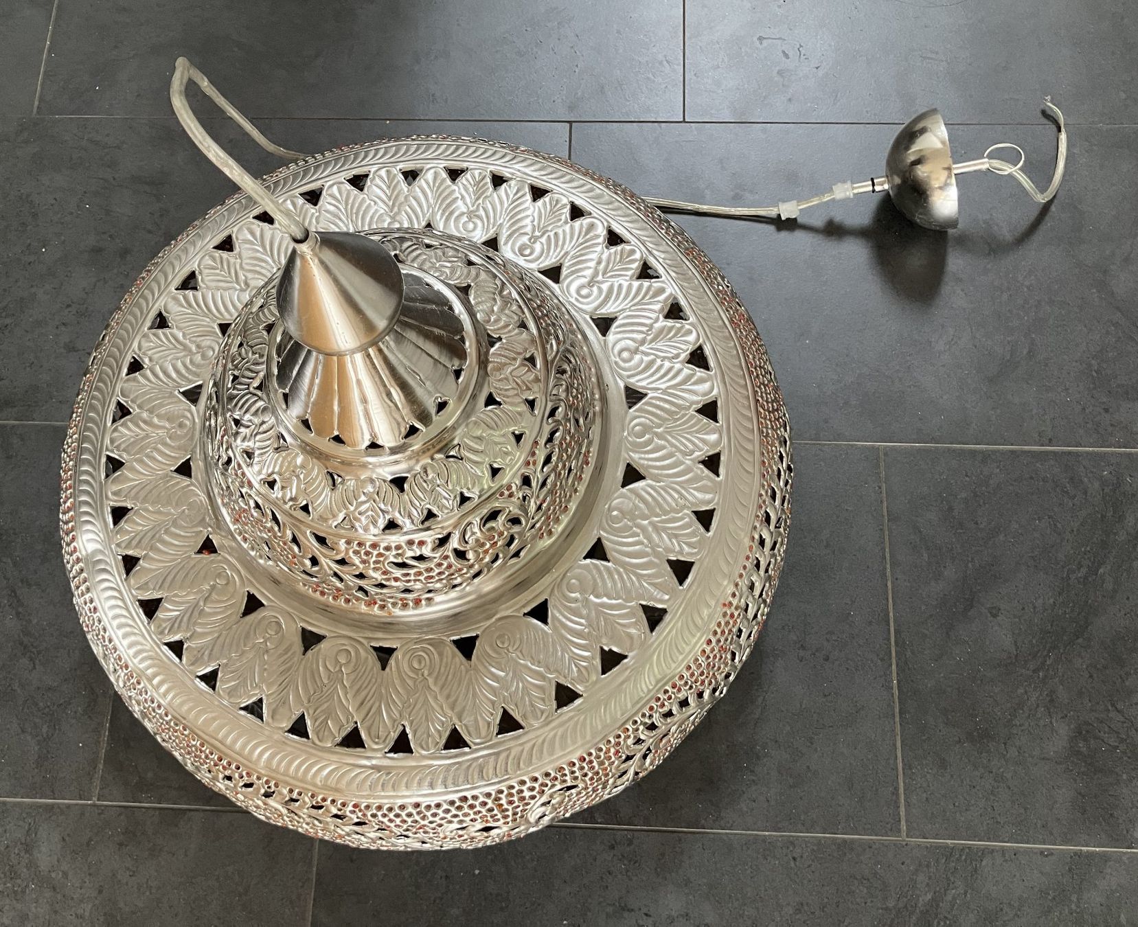 Lampadari & plafoniere: Grosse Marikkanische Pendelleuchte – Usato da Wolfwil venduto da Verbenia 3