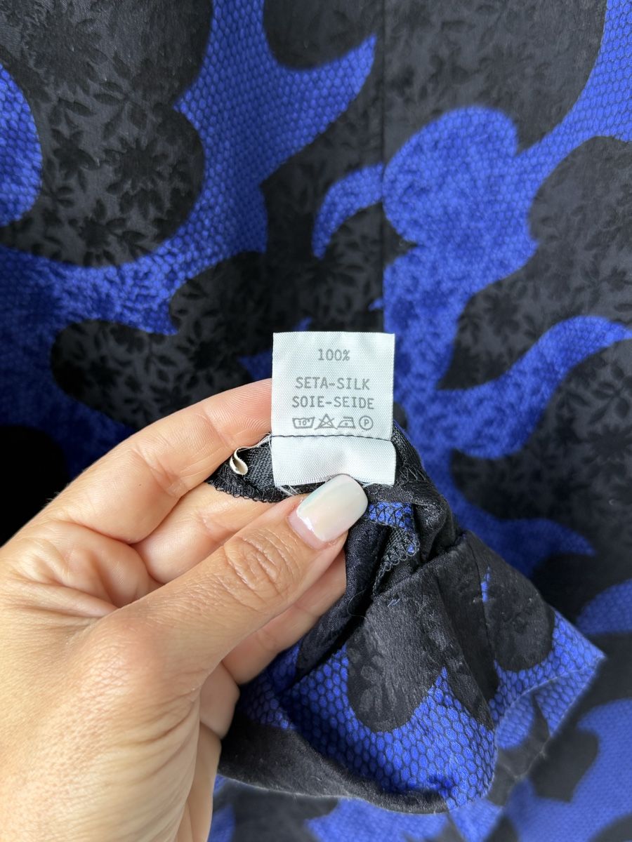 Robes: Bellissimo abito vintage in seta stampata – D'occasion à Castagnola par BlondiePosh 3