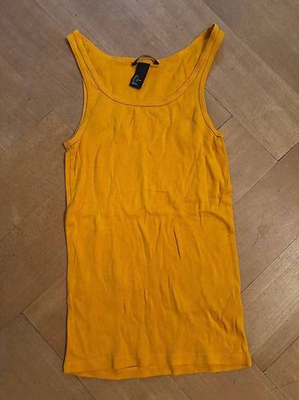 Trägershirt gelb Gr S gebraucht