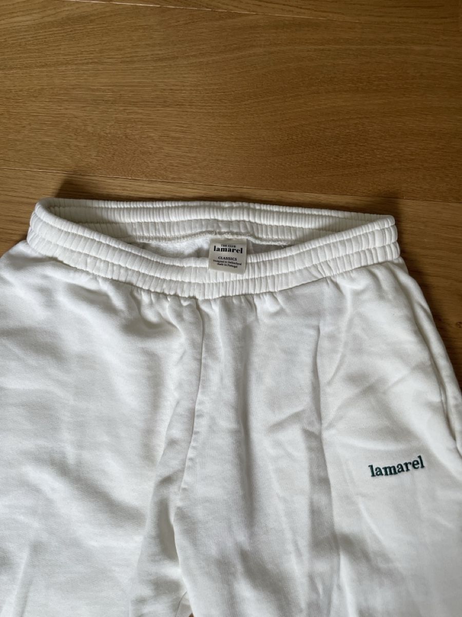 Pantaloni: Lamarel weisse Trainerhosen – Usato da Zürich venduto da M500ZH 1