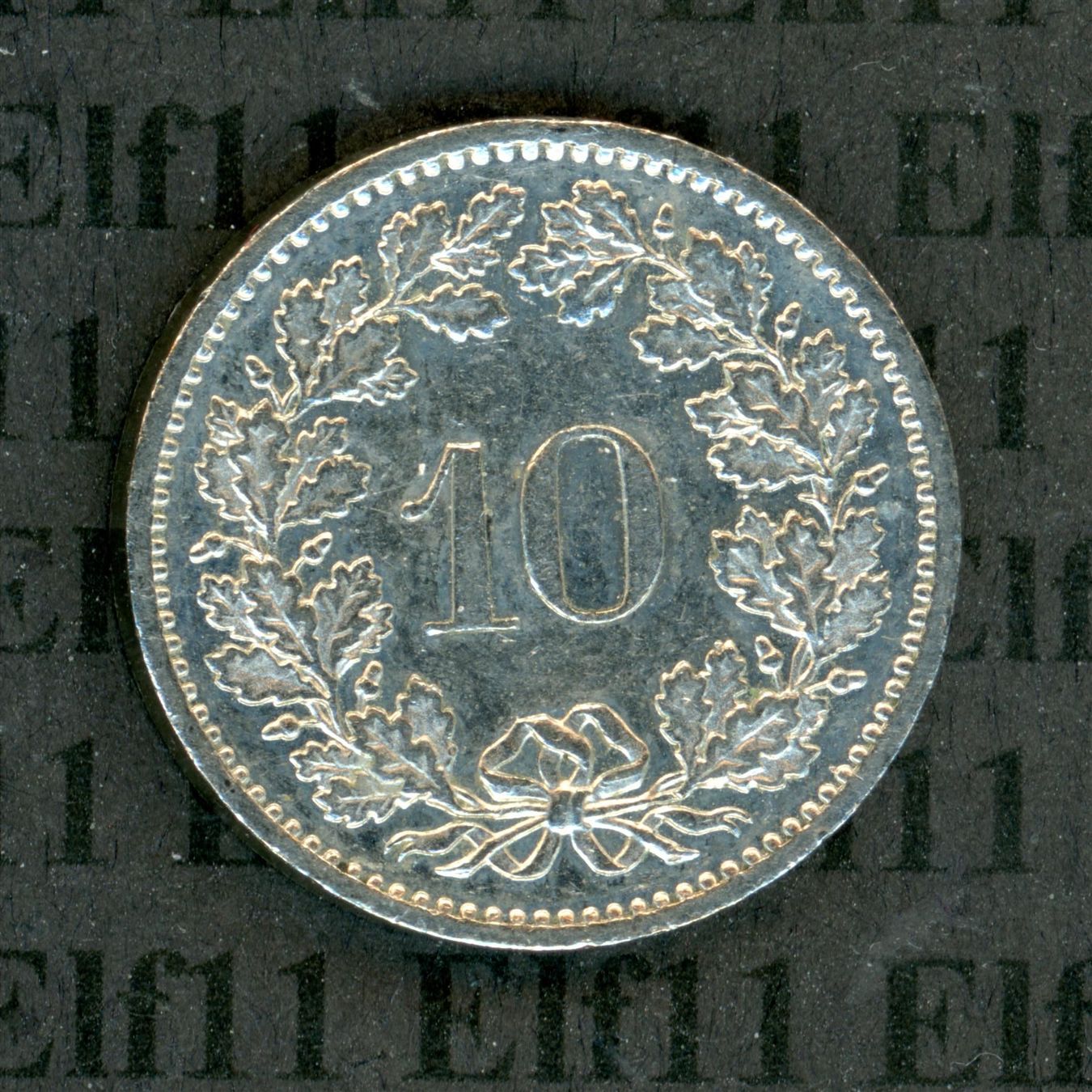 Tutti le monete: CHF___0.10 1981 -vz 10 Rappen – Usato da Widnau venduto da Elf11 1
