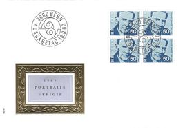 FDC Viererblock 1969