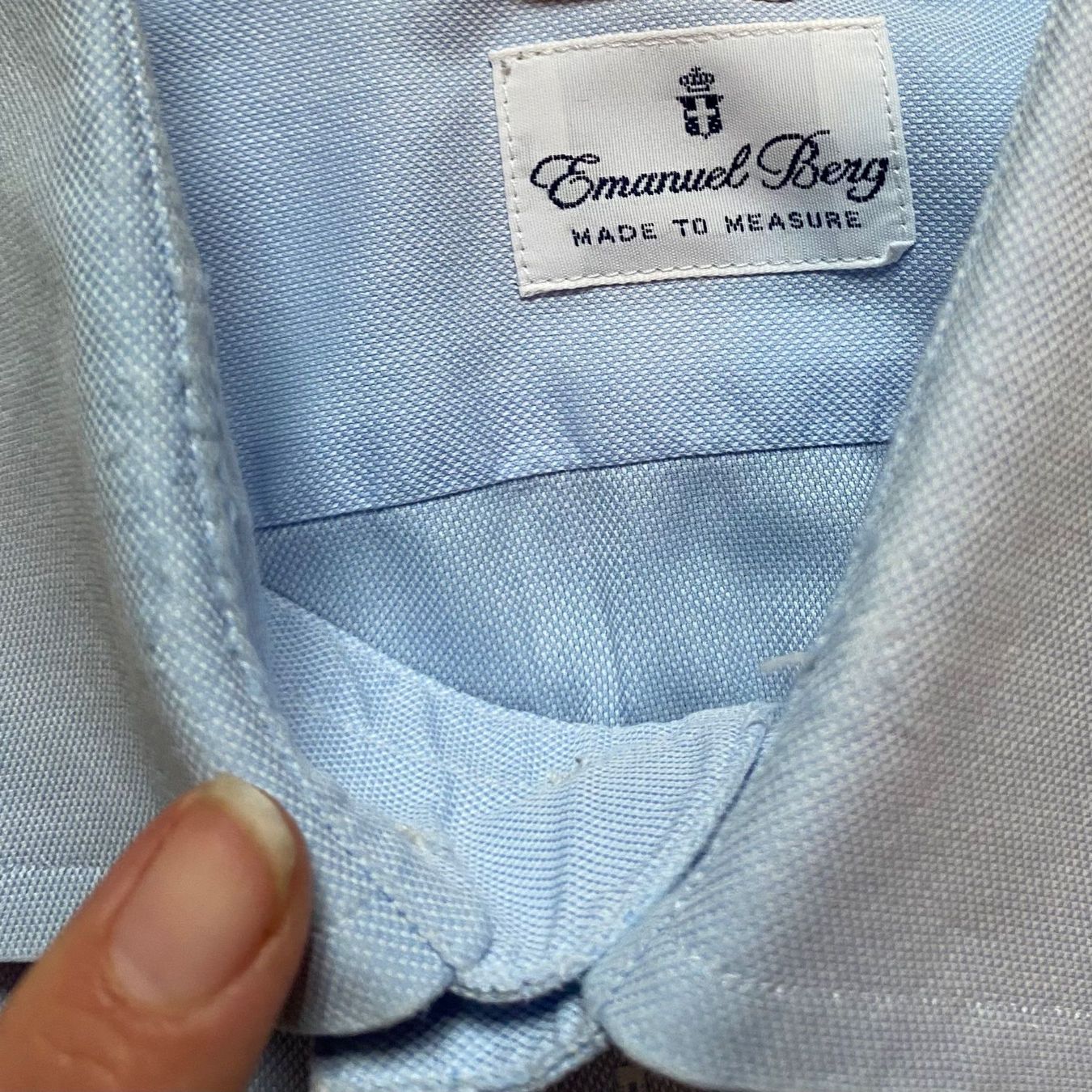 Hemden: hellblaues EMANUEL BERG Hemd – Gebraucht aus Zürich von ClosetQueen 7