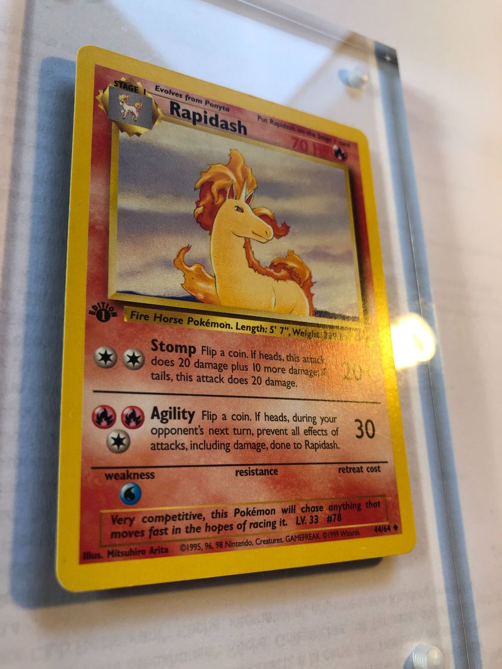 Sammelbilder & Trading cards: Rapidash (uncommon) 1st Jungle - LP - ab 1.- – Gebraucht aus Giubiasco von dan_pr8b 1