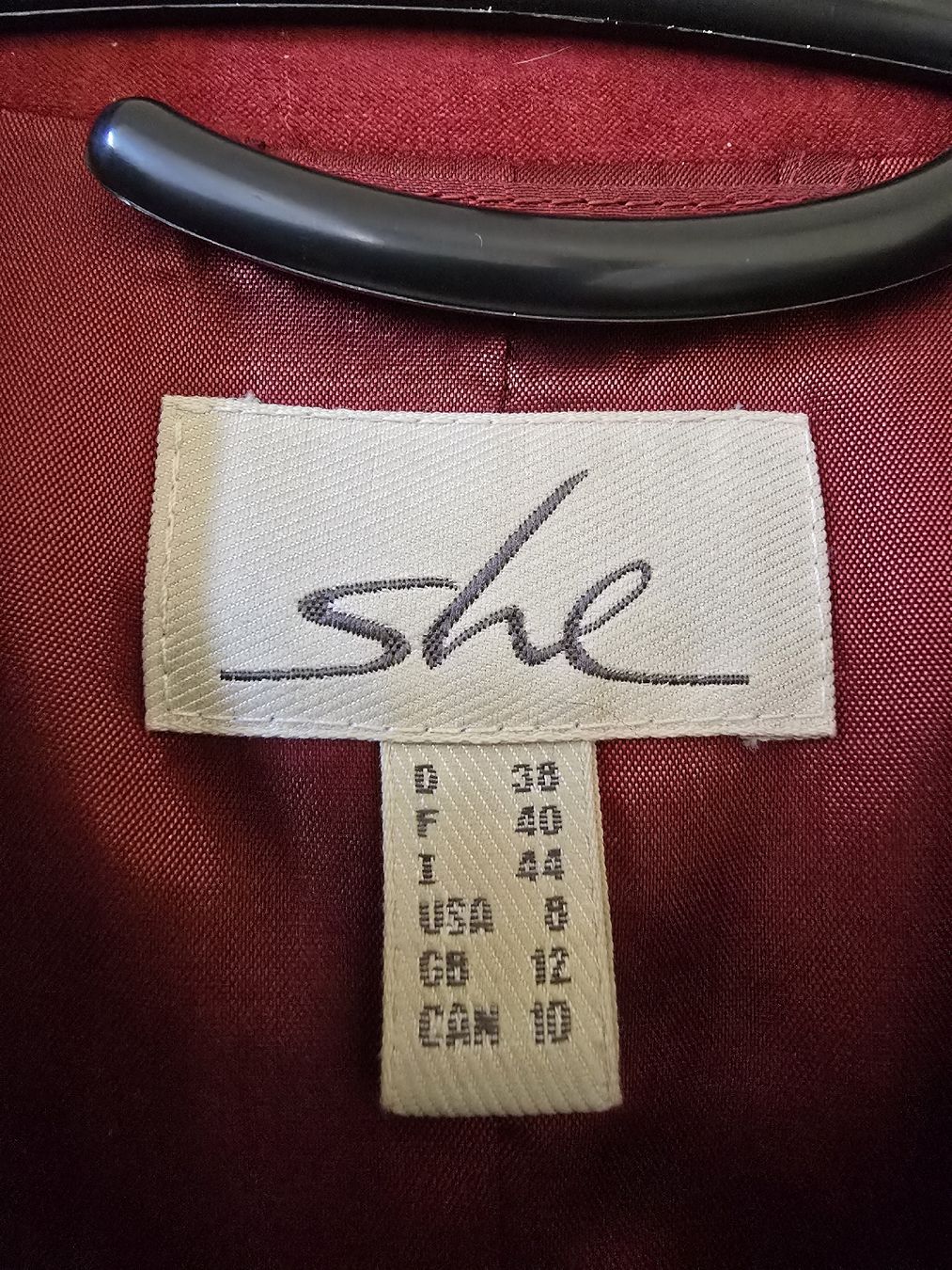 Giacche: Blouson rouge-grenat, taille 38, cintré – Nuovo (secondo la descrizione) da La Neuveville venduto da Diamise 2