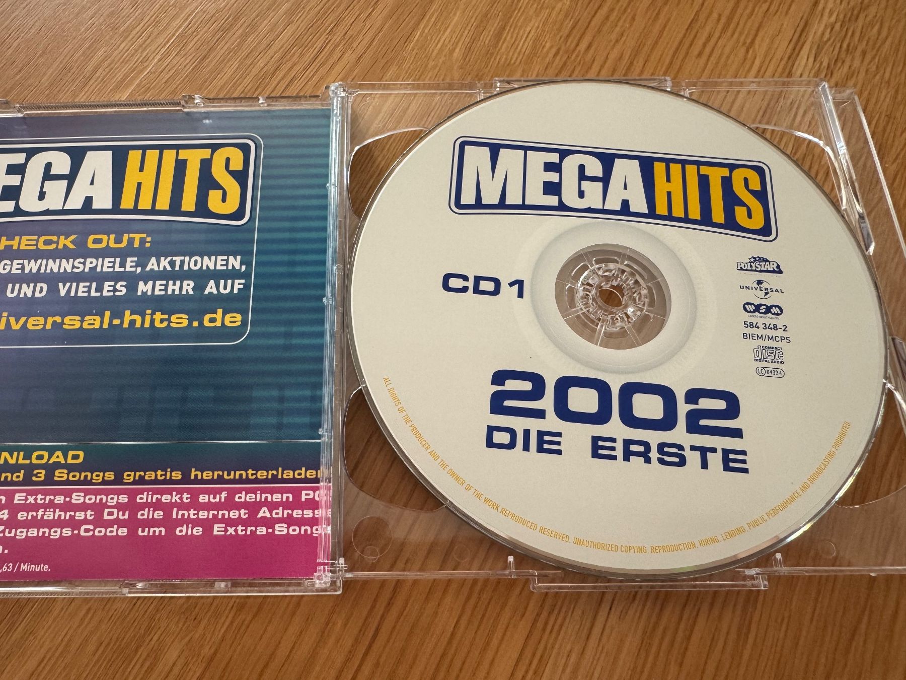 CD: Megahits 2002 Die Erste 2 CD – Usato da Winkel venduto da Schorley 3