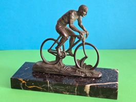 Art Deco Skulptur Velofahrer um1930 Frankreich