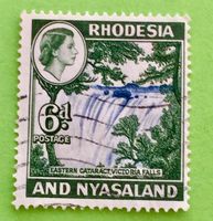 Briefmarken aus Rhodesien und Njassaland Elizabeth II. 