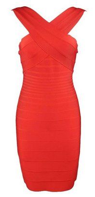 Herve Leger Sleeveless Bandage Kleid / robe .L