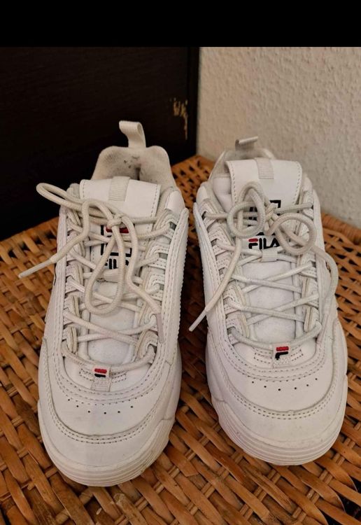 Fila Disruptor blanches en tres bon etat taille 38 Kaufen auf Ricardo