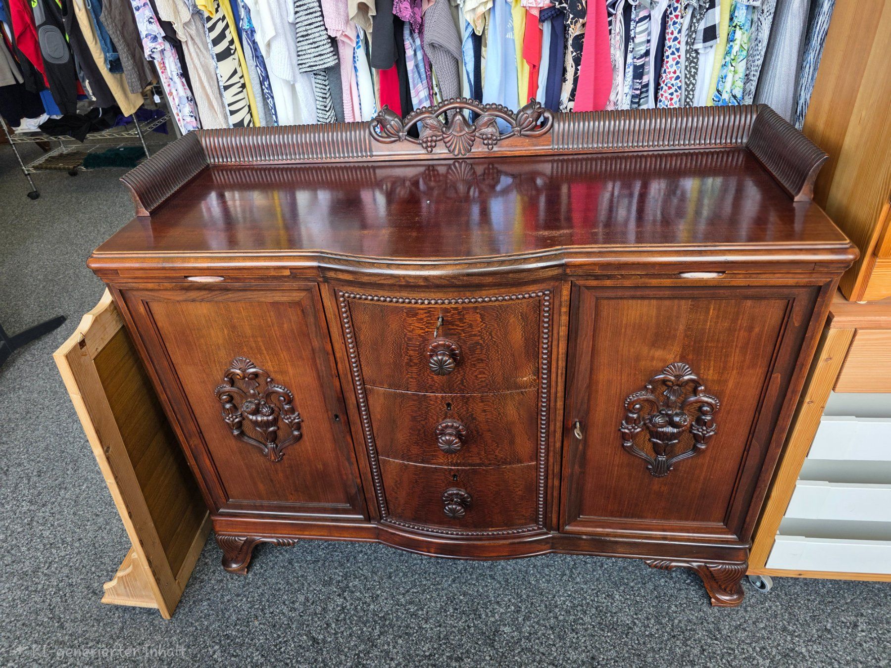 Cassettiere: Antikes Buffet/Sideboard, Holz – Usato da Zofingen venduto da BerchtoldBrocki