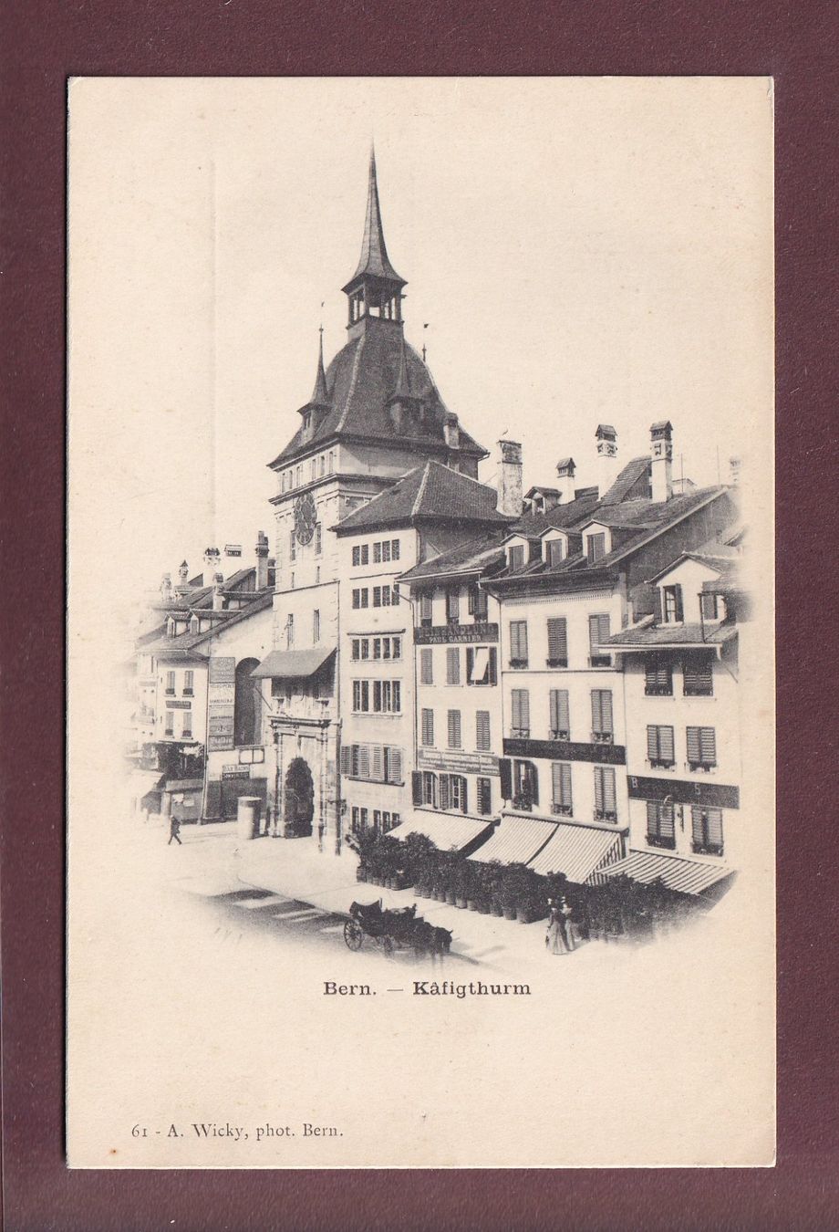 Cartoline postali: BERN - Käfigturm – Usato da Pully venduto da nicecards
