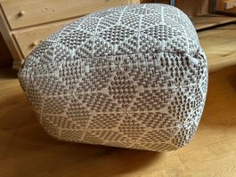 Chic Antique Ausstellungsmodell: Lounge Puff mit Muster