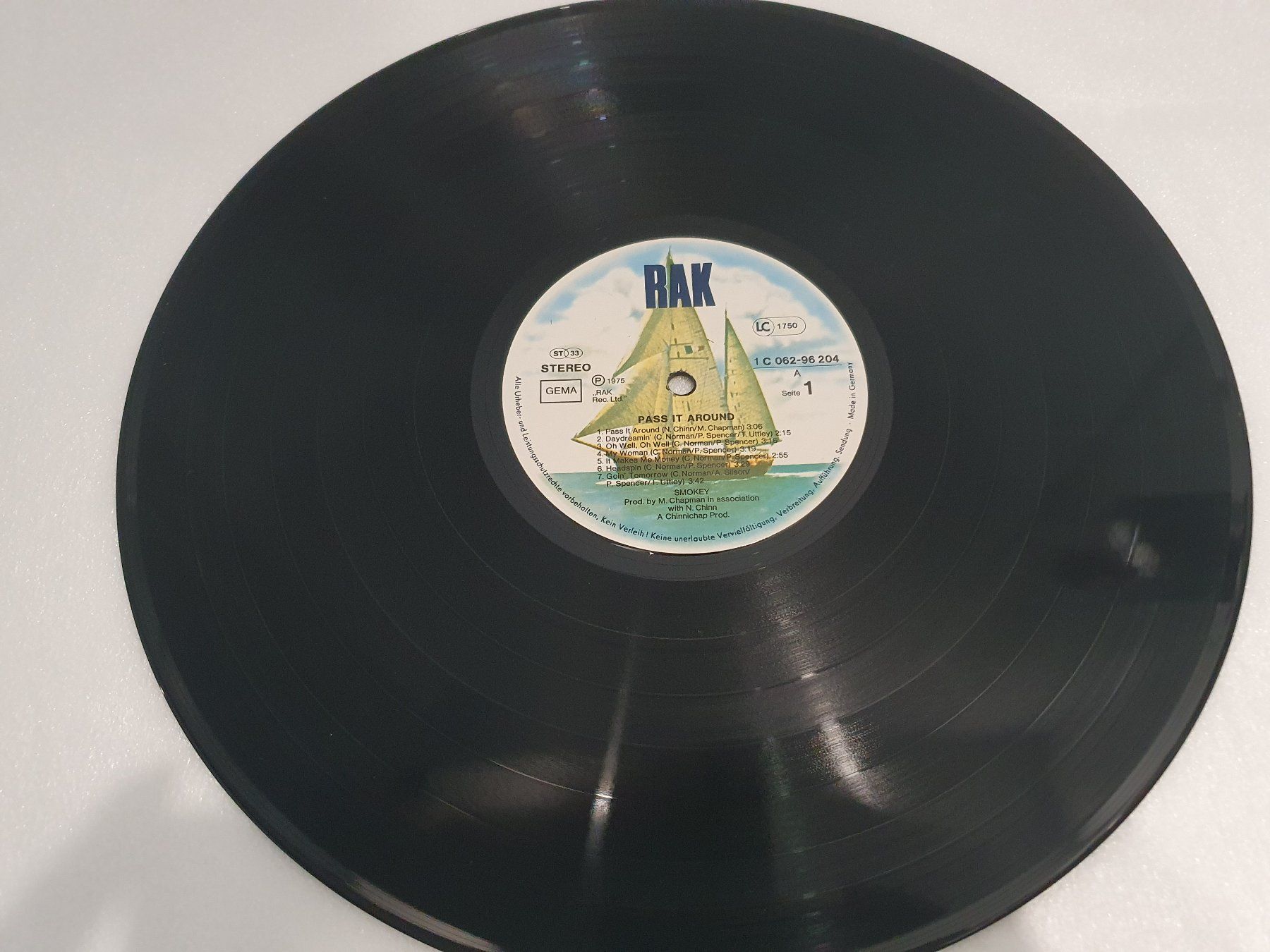 Dischi in vinile: Smokey – Pass It Around – Usato da Uster venduto da Vinyl-Leidenschaft 4