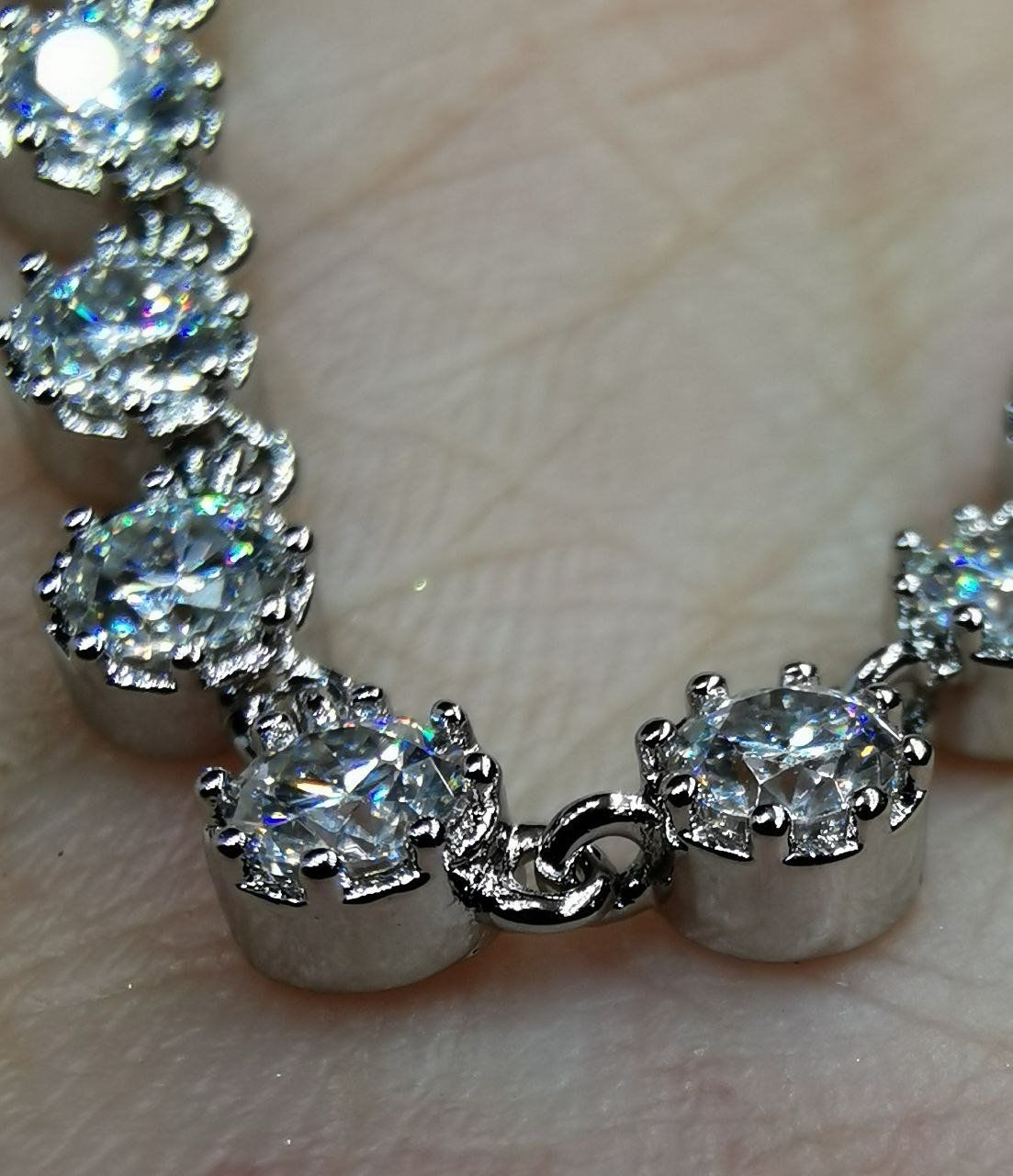 Catenine: Collier avec diamants de moissanite de 1,9 ct GRA – Nuovo e nell'imballaggio originale da Reconvilier venduto da Tsma67 4