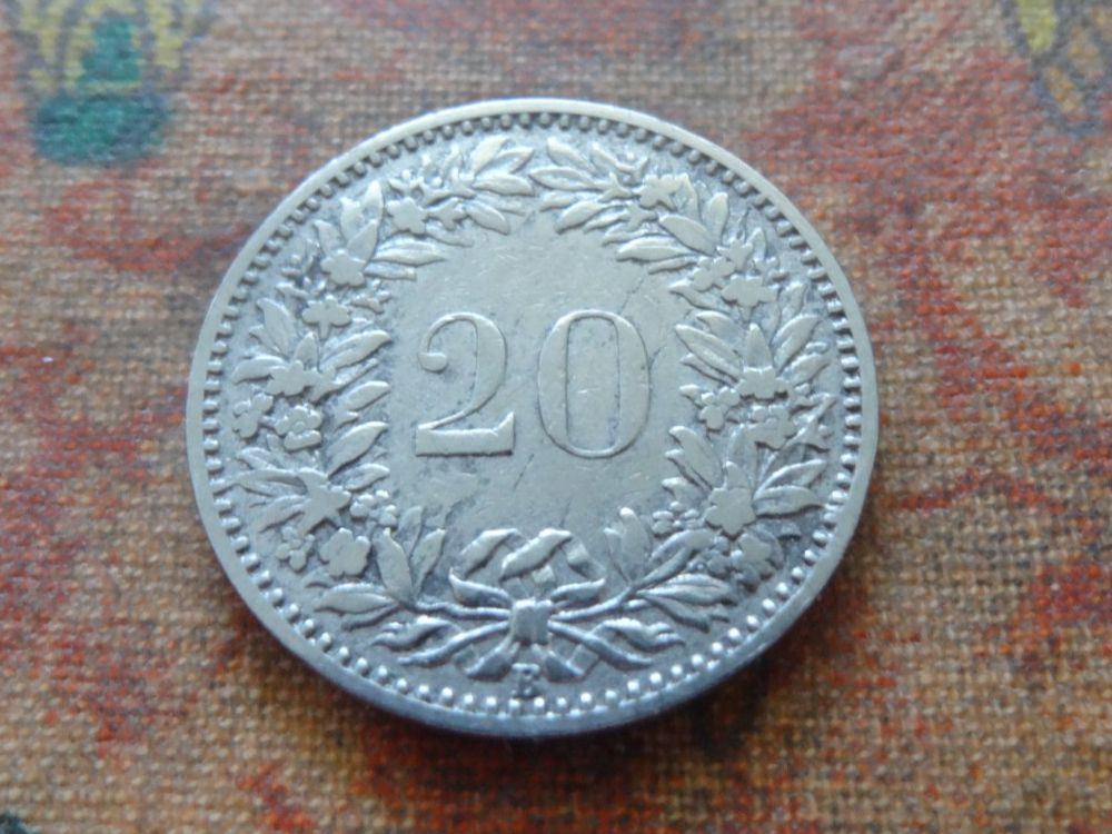 Tutti le monete: 20 Rp. 1881  (B) – Usato da Romanel-sur-Lausanne venduto da Swift13 1